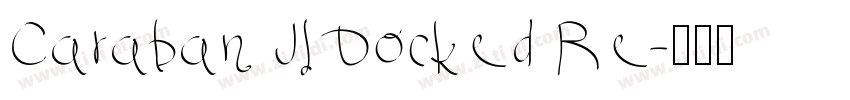 Caraban JI Docked Re字体转换